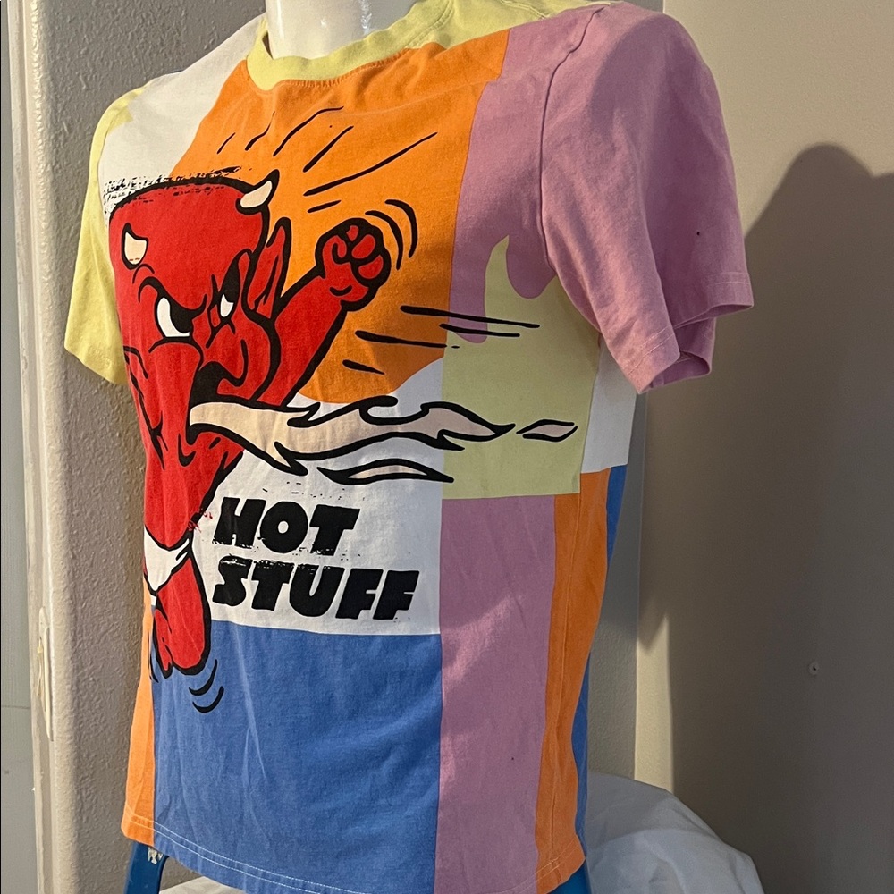 Hot Stuff Kids Colorful Graphic T-Shirt - Picture 2 of 8